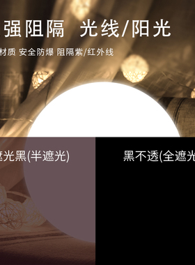 黑色玻璃膜遮光窗贴防晒