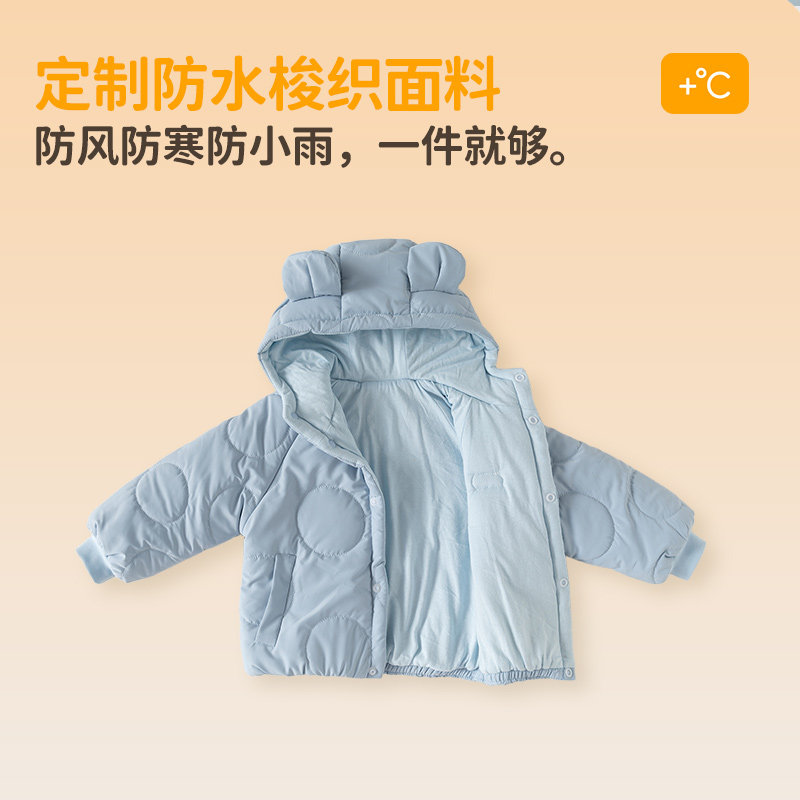 儿童冬季外套夹棉纯棉男女童宝宝超洋气外出套装婴儿百搭冬装衣服,淘宝优惠券,粉丝福利购,淘宝优惠卷