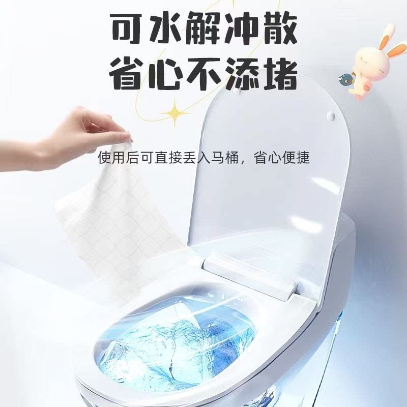 洁柔卫生湿厕纸亲肤无刺激40片*10包家庭实惠装【tk】