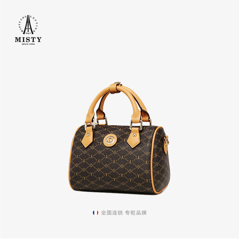 【商场同款】misty 2023妈妈波士顿包 misty女士包袋