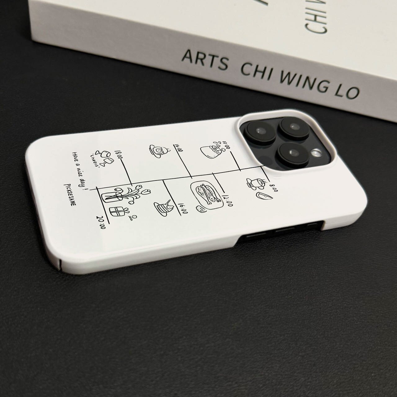 ins时间规划适用iPhone17promax手机壳华为mate80苹果16新款小米15红米k80硬壳OPPOReno15爆款卡通菲林软壳