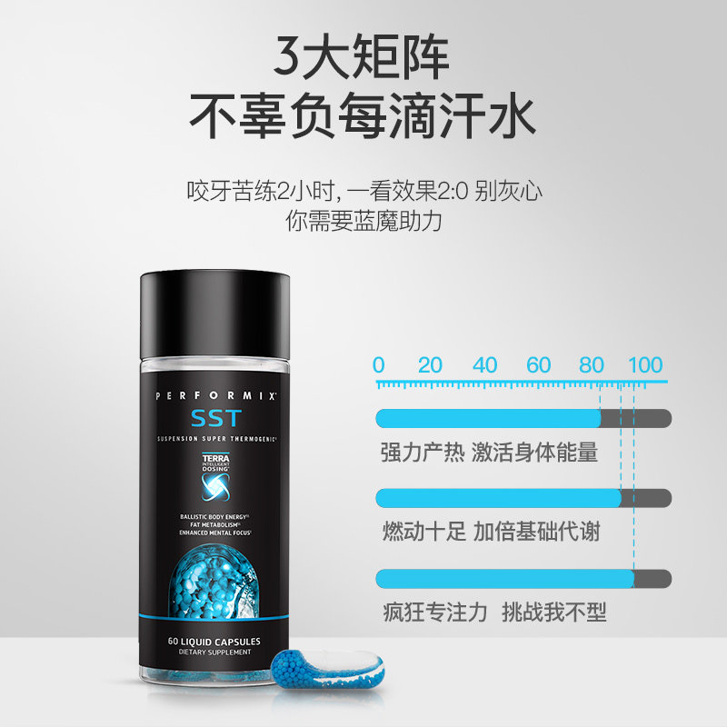 performix美国巅峰sst 60粒胶囊 PEAKOCEAN海外乳清蛋白