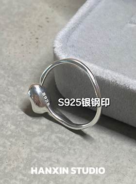 S925银天然淡水珍珠戒指女轻奢