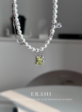 尔时原创设计锆石可拆卸吊坠