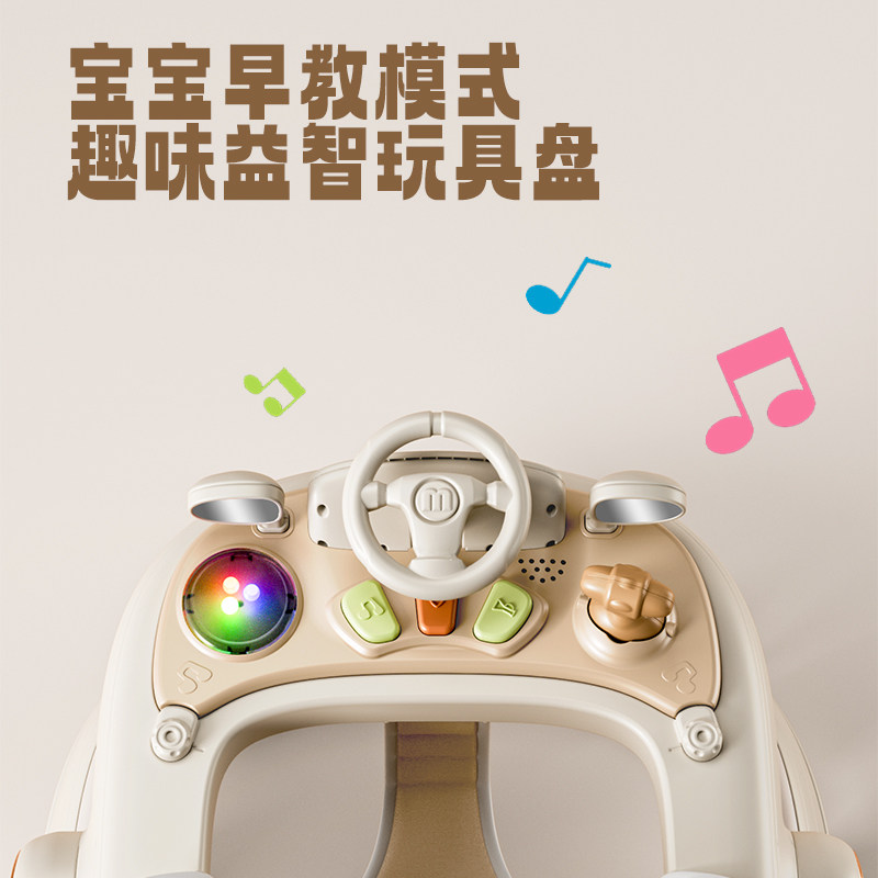 宝宝学步车防o型腿多功能2025款婴儿手推玩具助步车防侧翻可折叠,淘宝优惠券,粉丝福利购,淘宝优惠卷