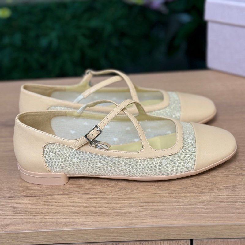 cocy法式复古交叉带玛丽珍鞋女白色平底单鞋一字扣芭蕾鞋,淘宝优惠券,粉丝福利购,淘宝优惠卷