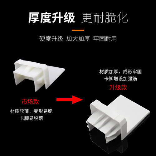 828型铝合金推拉门窗塑料件防磨塑料块老式玻璃窗户付档付块配件 - 图0