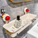 Suction cup bathroom storage rack