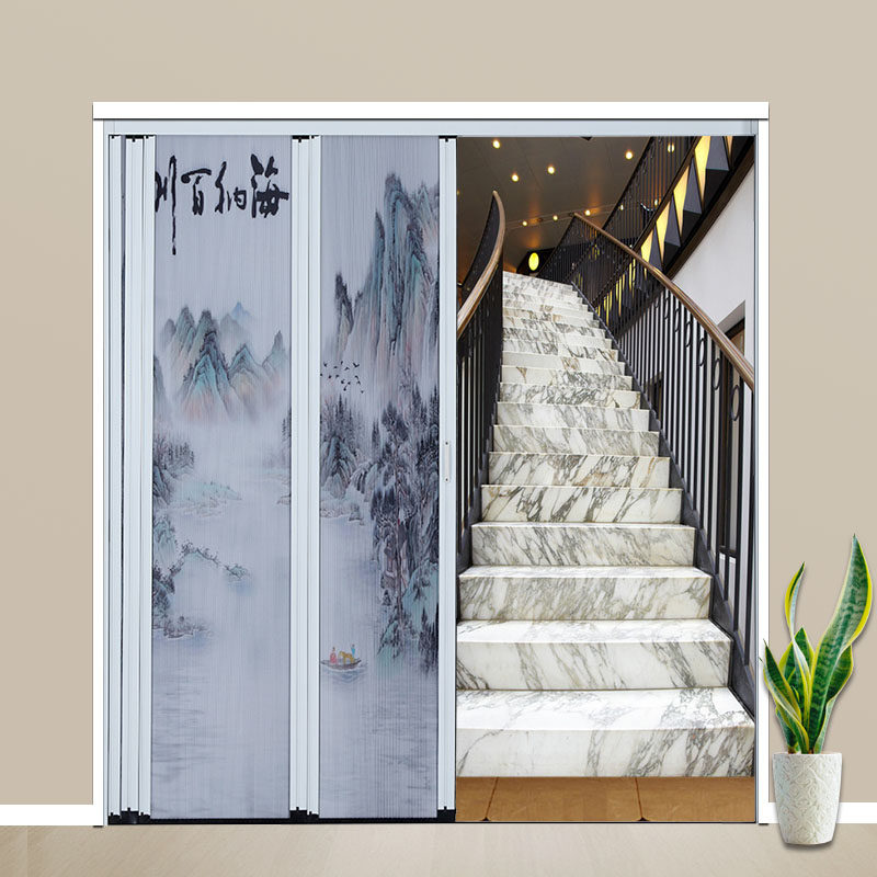 无轨推拉门楼梯口客厅空调保暖隔断厨房卧室卫生间蜂巢隐形室内门,淘宝优惠券,粉丝福利购,淘宝优惠卷