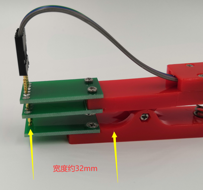 测试架PCB 夹子 治具夹具探针下载程序编程烧录夹具2.54 2.0 1.27 - 图2