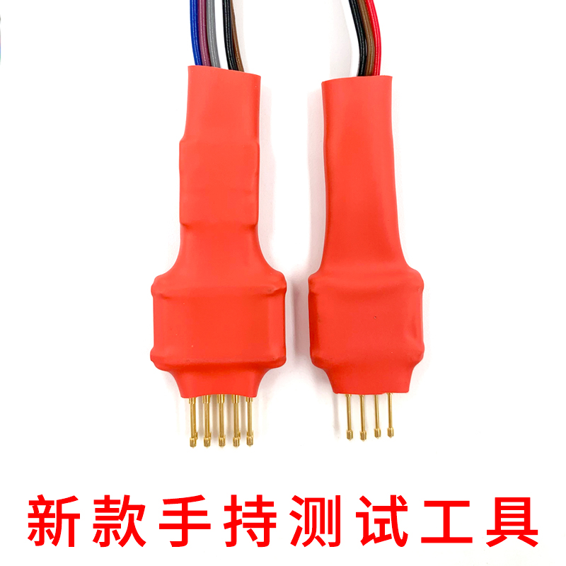 测试治具 PCB夹子1.27 2.54 2.0弹簧针通用下载器烧录夹具配件-图2