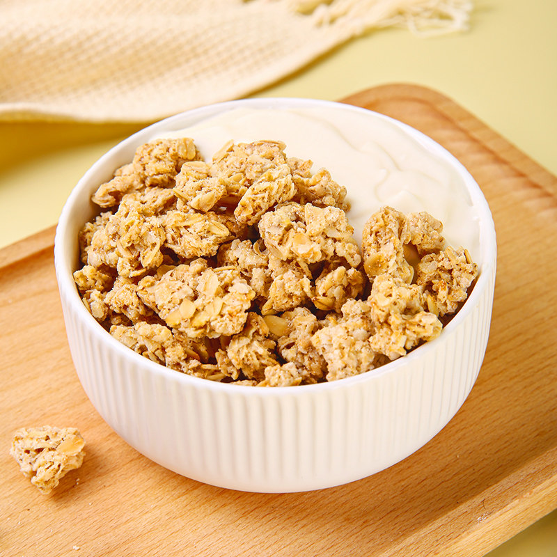 香酥烤燕麦即食干吃代餐纯燕麦片懒人速食免煮无添加营养谷物400g,淘宝优惠券,粉丝福利购,淘宝优惠卷