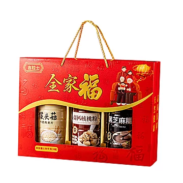 全家福！猴头燕麦核桃粉黑芝麻糊礼盒[9元优惠券]-寻折猪