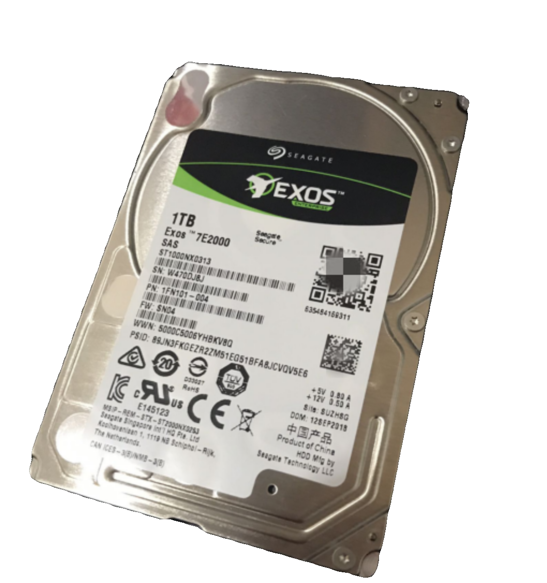 Seagate希捷 Exos 7E2000 ST1000NX0313 1T SATA 7.2K 2.5寸 硬盘 - 图3