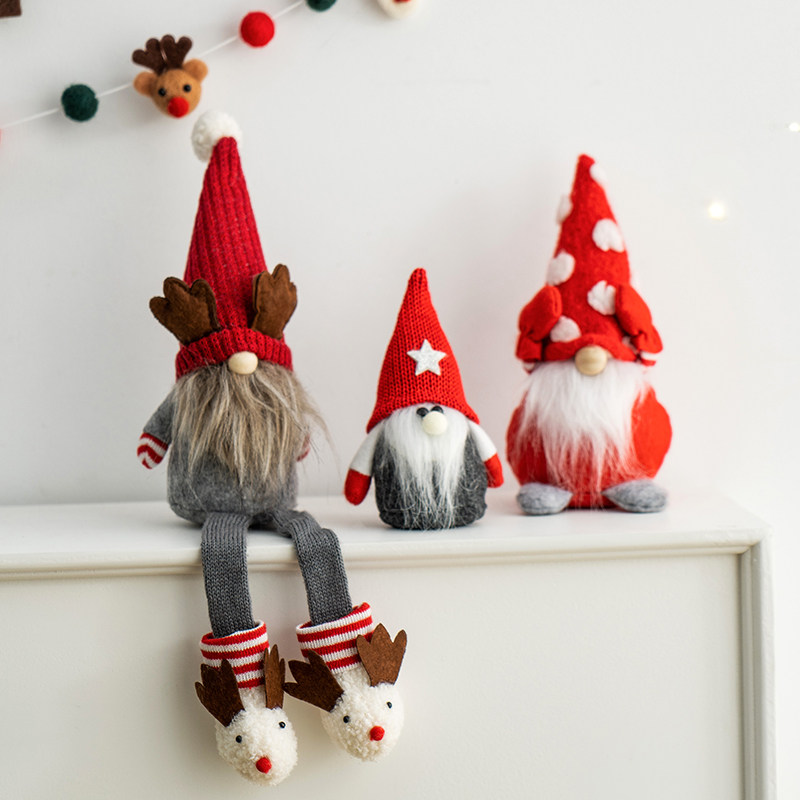 圣诞节装饰品节日场景布置圣诞树摆件老人装扮圣诞帽手工diy挂件,淘宝优惠券,粉丝福利购,淘宝优惠卷