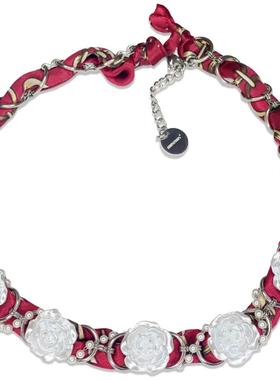 高级玫瑰珍珠锁骨颈链COMPLETE99