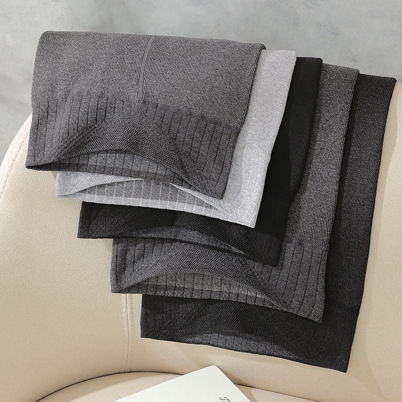 螺纹冬加绒加厚外穿灰色弹力棉裤 画鱼日记打底裤