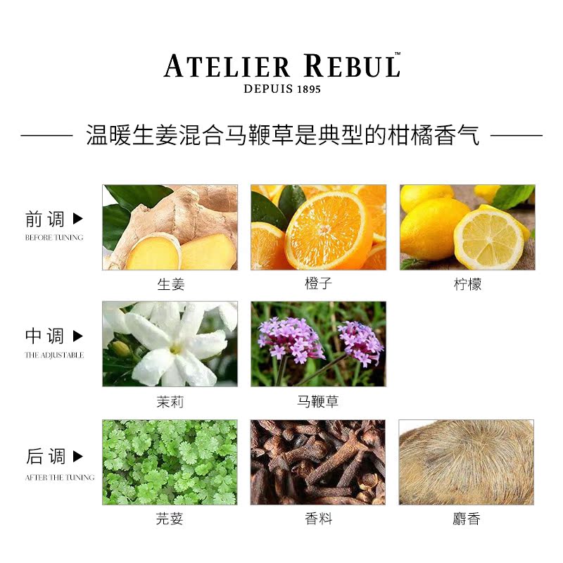 AtelierRebul海外旗舰店Atelier Rebul土耳其马鞭草古龙水50ml 学生清新女士香水持久淡香2
