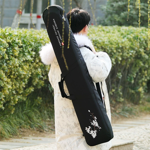 Huafei Plus Cotton Coated Guqin Bao Guqin Boxing Guqin Qin Qin Qin kuya Portable Back Musical Instrumt