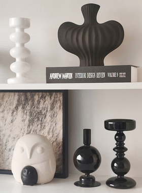 LIVETAI黑白简约风抽象摆件