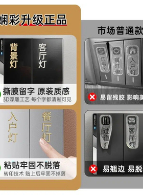 2026新款开关标识贴电箱装饰简约