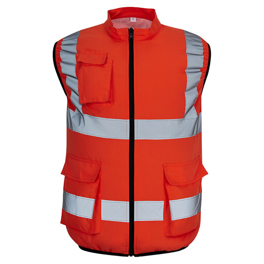 Summer reflective vest with electric fan clothes cooling work clothes refrigeration vest men's and women's sanitation workers air-conditioning clothes