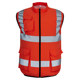 Summer reflective vest with electric fan clothes cooling work clothes refrigeration vest men's and women's sanitation workers air-conditioning clothes