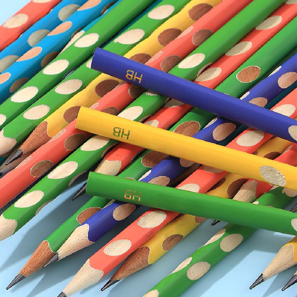 洞洞铅笔小学生幼儿园安全hb铅笔一年级学生专用考试涂卡2B六角杆三角2b石墨铅芯不易断儿童素描写字文具用品