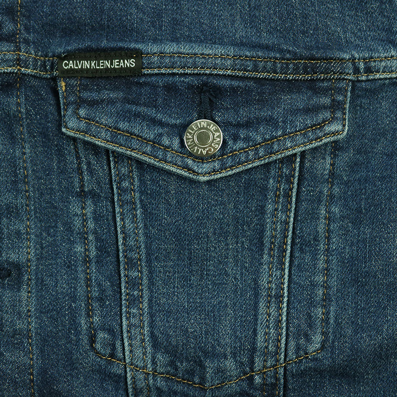 calvin klein男士休闲牛仔美国夹克 EKL海外夹克