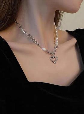 钛钢女镂空爱心项链测试推荐