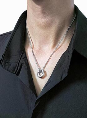 钛钢古巴变链男女不掉色项链