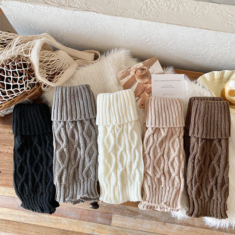 堆堆袜套女秋冬日系甜美可爱少女中筒保暖翻口菱形靴套脚套小腿袜,淘宝优惠券,粉丝福利购,淘宝优惠卷