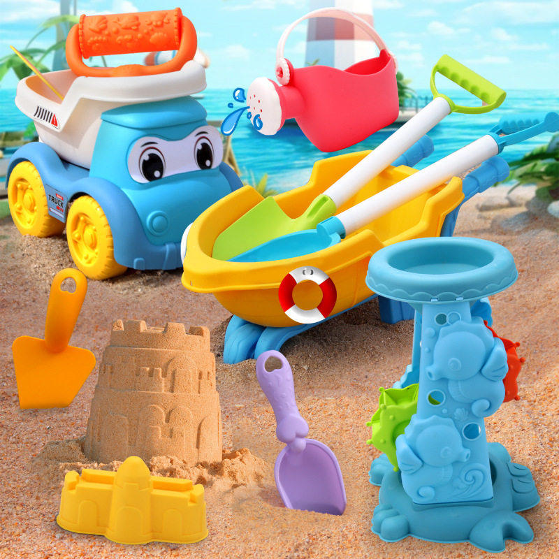 儿童沙滩玩具车挖沙铲玩沙子工具套装沙漏沙池水壶宝宝男女孩海边,淘宝优惠券,粉丝福利购,淘宝优惠卷
