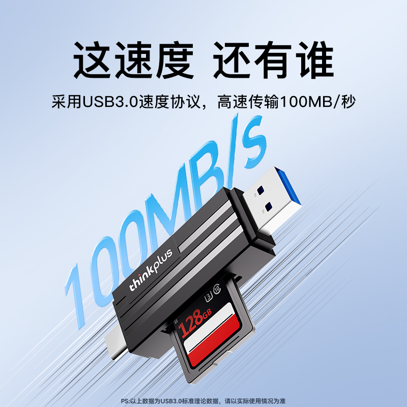 联想相机读卡器连接手机sd/tf卡usb3 0高速typec接口多合一万能通用适用行车记录仪存储卡苹果15华为佳能ccd - 图0