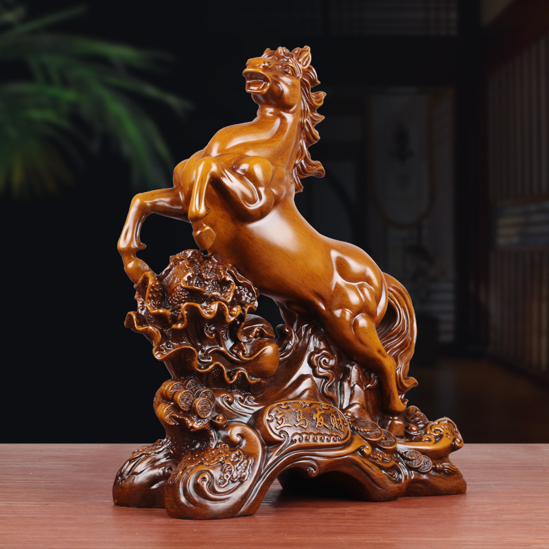 立马发财马摆件客厅酒柜电视柜八骏雄风装饰品办公室桌面开业礼品,淘宝优惠券,粉丝福利购,淘宝优惠卷