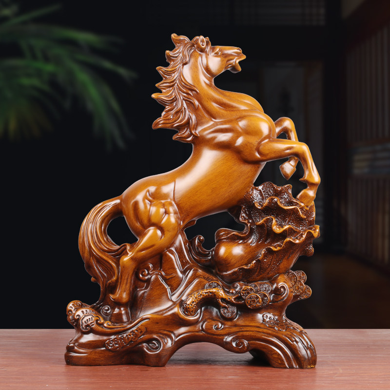 立马发财马摆件客厅酒柜电视柜八骏雄风装饰品办公室桌面开业礼品,淘宝优惠券,粉丝福利购,淘宝优惠卷