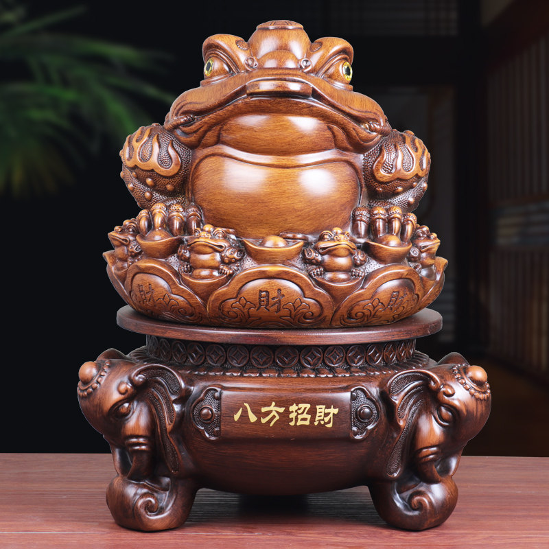 招财金蟾摆件三足金蝉大号蟾蜍店铺乔迁开业礼品家居办公桌装饰品,淘宝优惠券,粉丝福利购,淘宝优惠卷