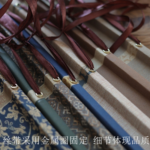 艺墨轩宣纸仿古空白宋式禅意书法卷轴中堂挂画高档绢布微喷古画宣和裱文创挂轴半生半熟毛笔字创作免装裱批发 - 图2
