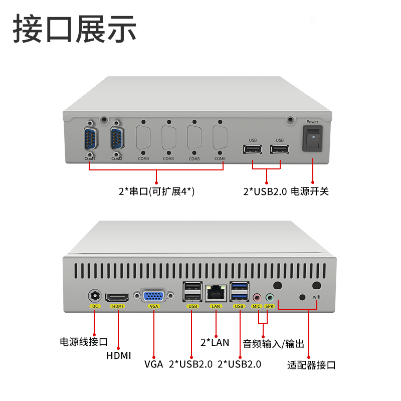 倍控 I7-1165G7 I5-1135G7 I3-1115G4工控主机迷你电脑N5105 J4125 J6412带串口四核台式机ITX工控主板linux-图0