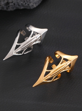 欧美哥特朋克设计感高级关节戒复