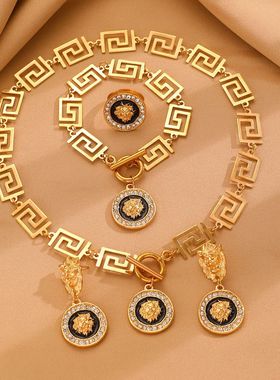 中东欧美跨境复古个性嘻哈风格狮