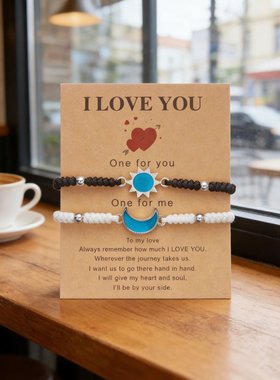 跨境热销情人节手链欧美流行百搭