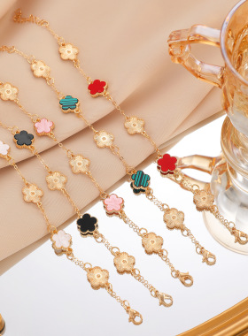 欧美跨境爆款五叶草手链轻奢高级