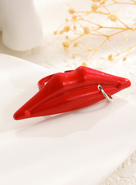 欧美跨境TEMU爆款复古风个性红色