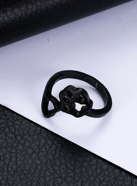 速卖通亚马逊热卖新款简约狗爪戒