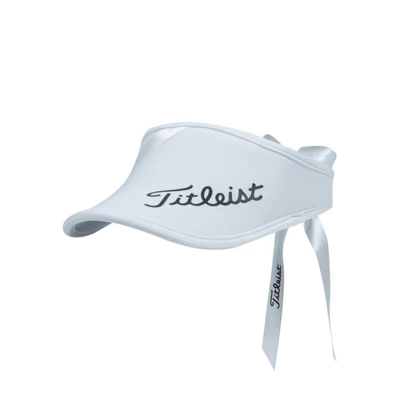 新款高尔夫球帽子 golf户外防晒无顶透气运动休闲遮阳帽女款 - 图0