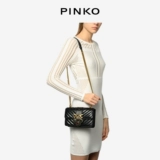 Pinko xioxiangfeng Girm Girm Lamb Skin Skin Ploum Plouds Crossbody Laked Diamond Decoration ласточка птица Bird Ban Guanqi искренние