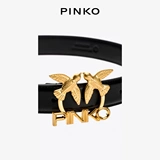 Pinko Belt 3cm Женская кожаная цепочка кожа кожа кожа Bird Single Circle Wallow Belt Официальный флагманский магазин Официальный веб -сайт Официальный сайт