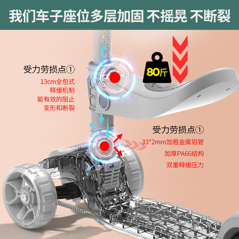  zinbang母婴滑板车