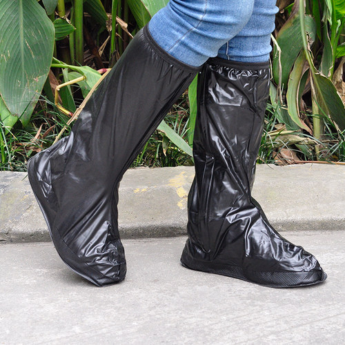 高筒防水雨鞋套长款雪地靴套防雪天防湿户外徒步登山男款女士玩雪 - 图2